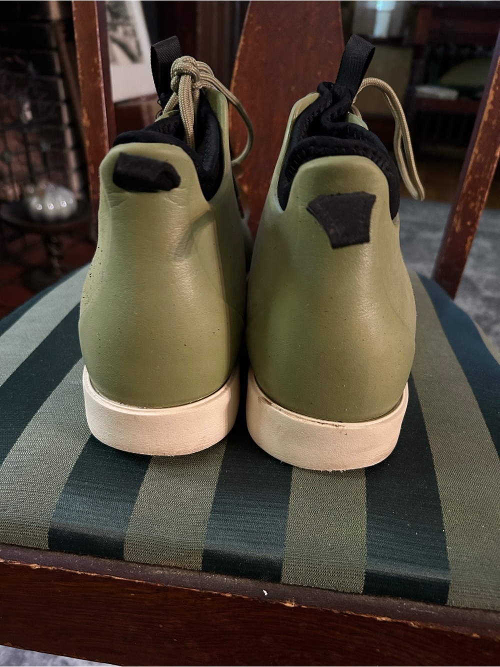 Native Fitzsimmons City Lite Men’s Olive Green Hiking Boot with White Sole - Picture 5 of 10